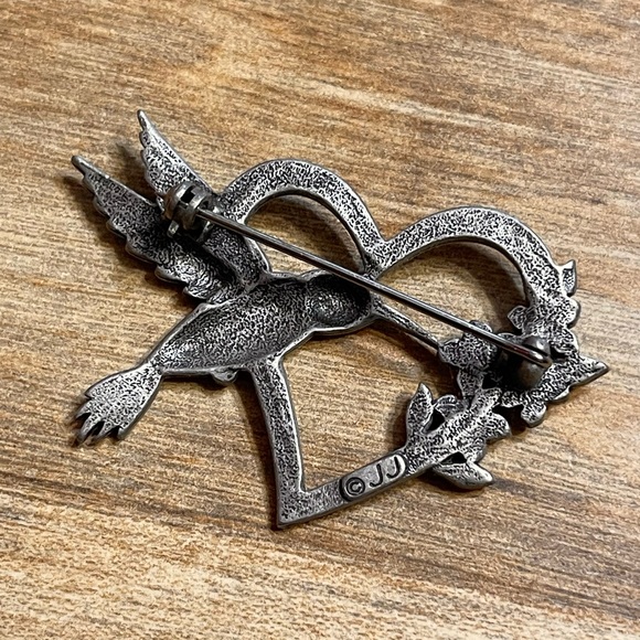 Metal Hummingbird Brooch - Picture 6 of 6